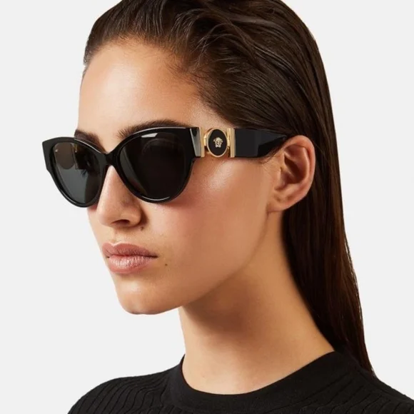 New Authentic VERSACEVersace acetate sunglasses Amazon.com: Versace VE 4445 108/87 Havana Acetate Rectangle  main image 3